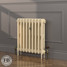 CI-RK660-CRM-FB-LS04 - Rook Cream 2 Column Victorian Cast Iron Radiator H660mm x W831mm CI-RK660-CRM-FB-LS04 - Rook Cream 2 Column Victorian Cast Iron Radiator H660mm x W831mm
